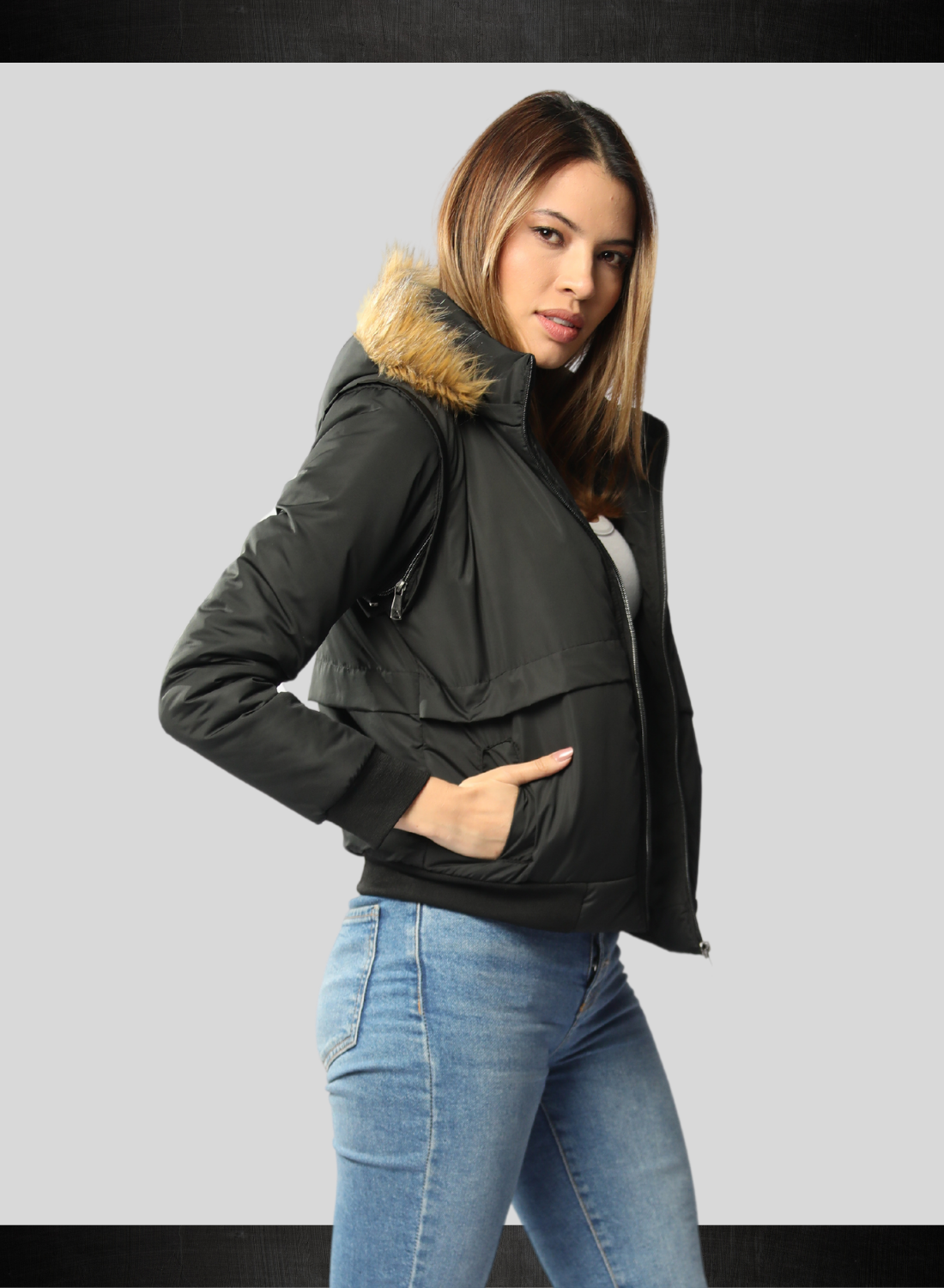 Chaqueta convertible a Chaleco peluche